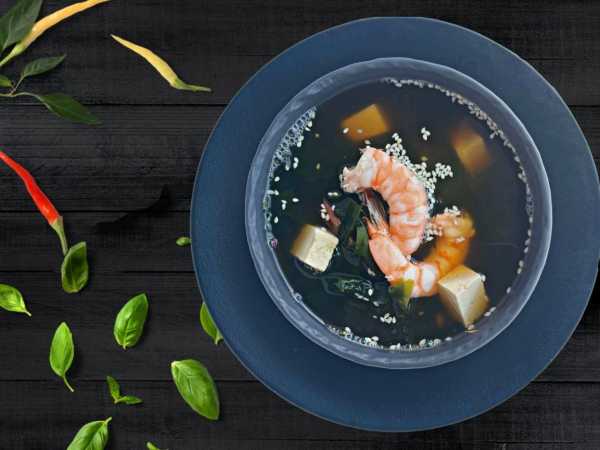 Мисо суп с различными добавками